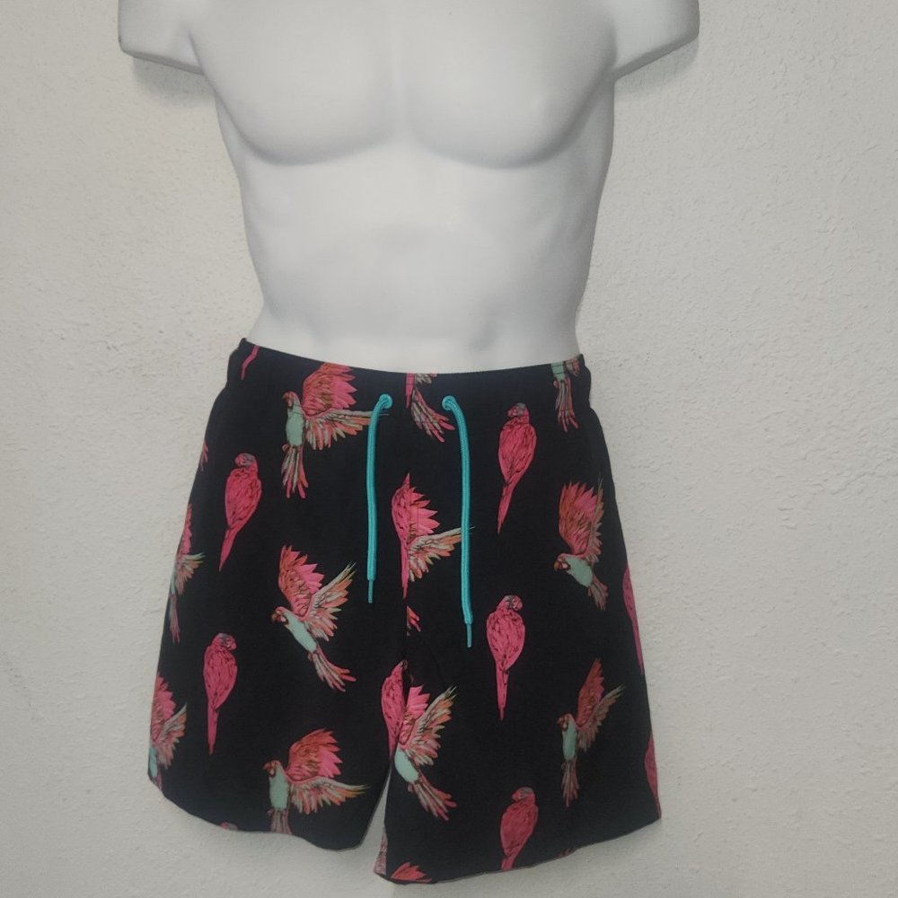 George ** Swim trunks, stylish tropical design in size XL/  40-42" waist